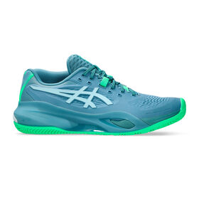 Imagen de GEL-RESOLUTION X PADEL Zapatilla de p&aacute;del Hombres-azul-gris, verde ne&oacute;n