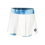 Ropa BIDI BADU BIDI BADU Watercolour Printed Wavy Falda Mujeres-Blanco,Azul