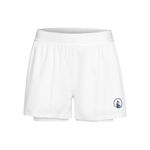 Ropa Quiet Please Quiet Please Point 2in1 Shorts Mujeres-Blanco,Azul Oscuro