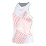 Ropa Lotto Lotto Tech IV D1 Camiseta De Tirantes Mujeres-Rosa,Blanco