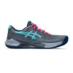 Zapatillas de p&aacute;del ASICS ASICS Gel-Challenger Zapatilla De P&aacute;del Hombres-Gris,Azul Claro