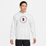 Ropa Nike Nike Court Dri-Fit Heritage Sudadera con capucha Hombres - blanco, negro
