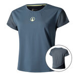 Ropa Quiet Please Quiet Please Perspectives Cross Camiseta De Manga Corta Mujeres-Azul