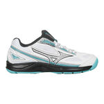 Zapatillas de tenis Mizuno Mizuno Break Shot 4  Zapatilla para pista cubierta Mujeres - blanco, turquesa