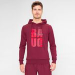 Ropa De Tenis BIDI BADU Protected Leafs Chill Hoody - bordeaux