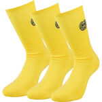 Ropa BIDI BADU BIDI BADU Matayo Crew Tech Calcetines Deporte Pack De 3 Hombres-Amarillo,Negro