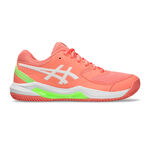 Zapatillas de p&aacute;del ASICS ASICS GEL-DEDICATE 8 PADEL Zapatilla de p&aacute;del Mujeres-coral, blanco