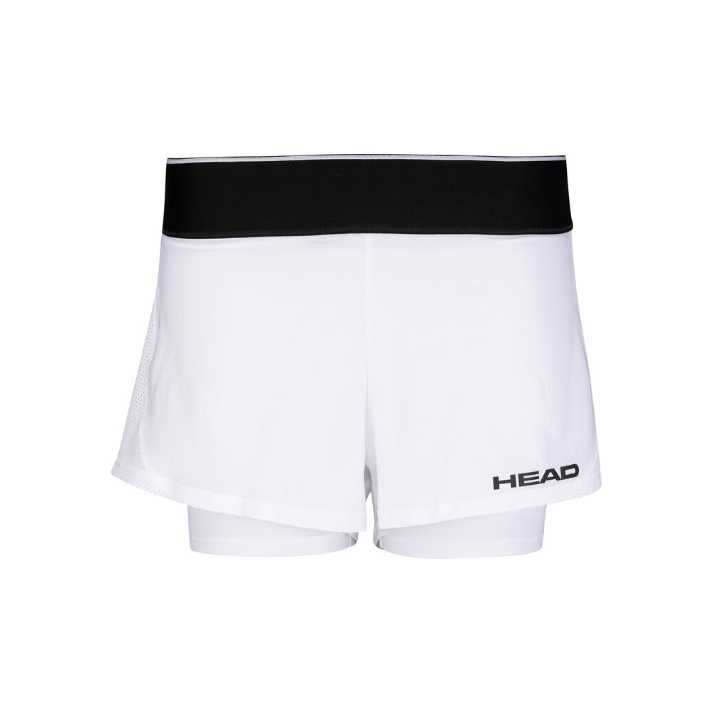 Adidas D2M 3-Stripes Shorts Mujeres - Negro, Blanco