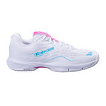 Zapatillas de pádel Babolat Babolat Sensa Rise Women Zapatilla De Pádel Mujeres-Blanco,Rojo