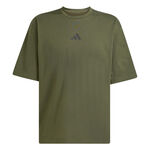 Ropa adidas adidas Oversize Camiseta de manga corta Hombres-verde oscuro