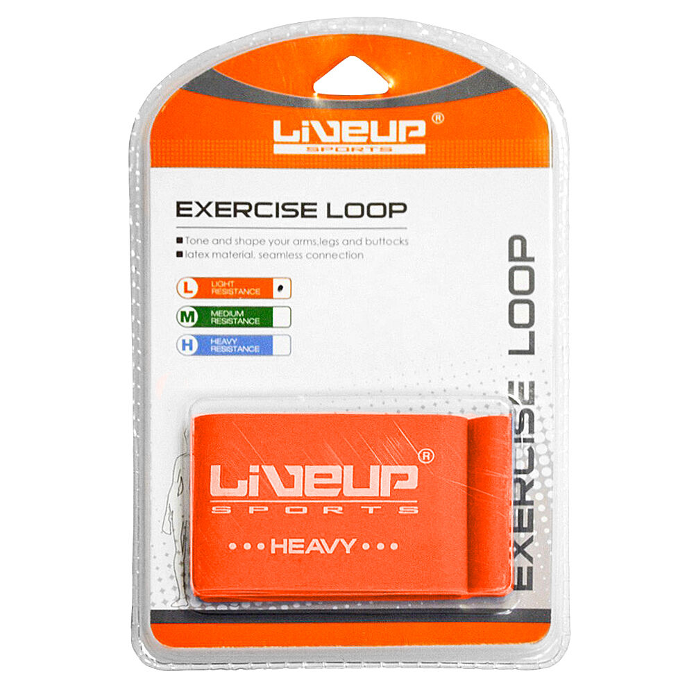 Latex Loop Fitnessband Ribbon (light) Bänder - Naranja