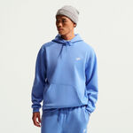 Ropa Nike Nike Club Sudadera con capucha Hombres-azul claro