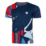 Ropa BIDI BADU BIDI BADU New York 2024 Camiseta De Manga Corta Hombres-Azul Oscuro,Multicolor