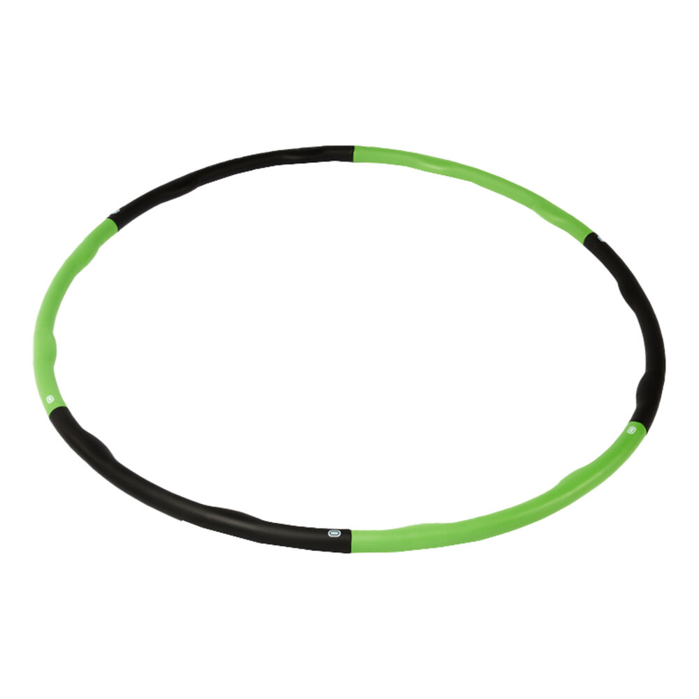 Hula Hoop 100cm 1200gr Neumático - Negro, Verde