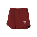 Ropa Tecnifibre Tecnifibre Team Shorts Con Bolsillo Para Pelota Mujeres-Rojo Oscuro