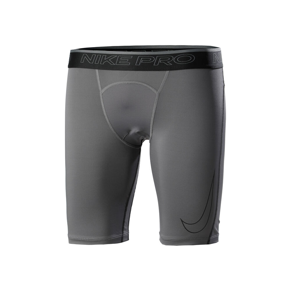 Nike Dri-Fit Pro Long Shorts Hombres - Negro, Blanco