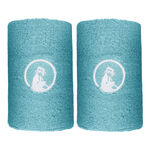 Ropa de tenis Quiet Please Quiet Please Long Cinta Para Sudor Pack De 2-Azul Claro