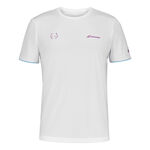 Ropa Babolat Babolat CREW LEBRON Camiseta De Manga Corta Hombres-Blanco