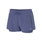 Ropa Fila Fila Elea Shorts Con Bolsillo Para Pelota Mujeres-Azul