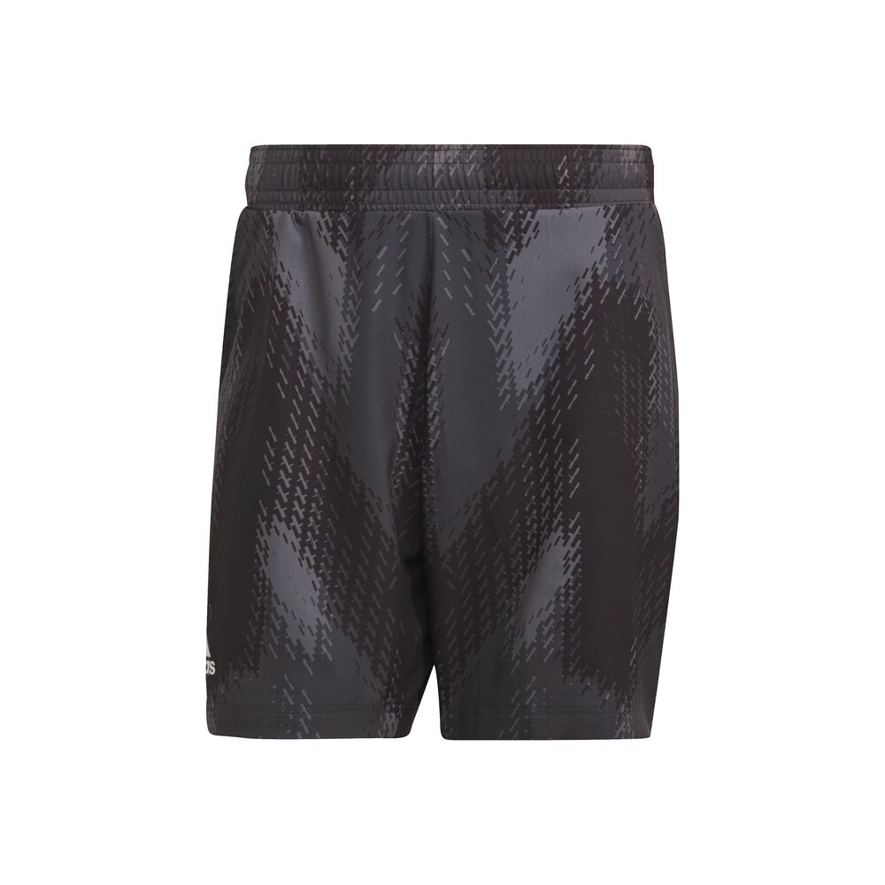 Printed Shorts Hombres - Negro, Gris