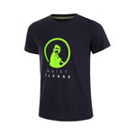 Ropa Quiet Please Quiet Please Wild Advantage Logo Camiseta De Manga Corta Chicos-Azul Oscuro,Verde Neón