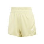 Ropa adidas adidas Pacer Knit High 3in Shorts Mujeres-Amarillo