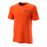 Ropa Wilson Wilson Bela Seamless III Camiseta De Manga Corta Hombres-Naranja