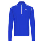 Ropa BIDI BADU BIDI BADU Zac Tech Half Zip Camiseta De Manga Larga Hombres-Azul,Blanco