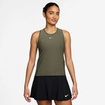 Ropa de tenis Nike Nike Dri-FIT Victory Camiseta de tirantes Mujeres - oliva, blanco