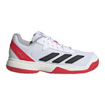 Zapatillas de tenis adidas adidas Courtflash Zapatilla todas las superficies Ni&ntilde;os-blanco, rojo