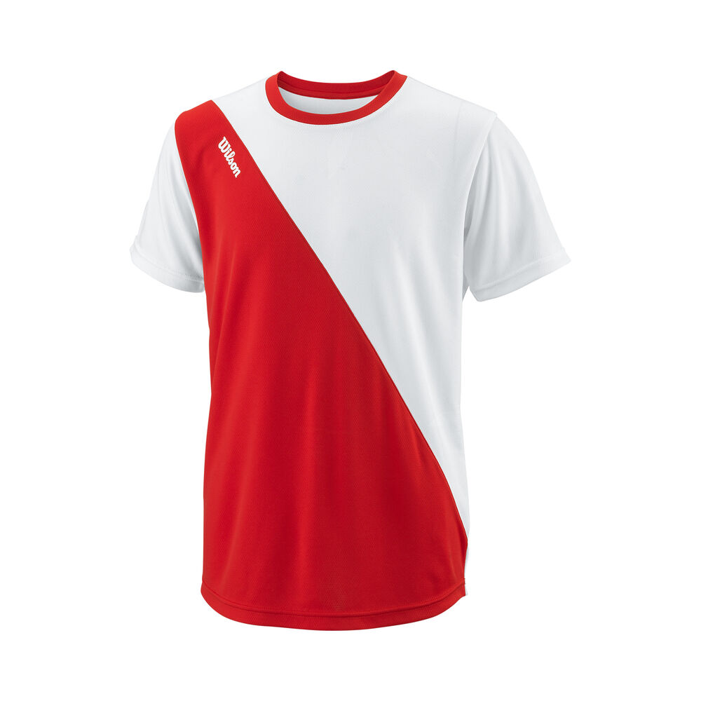 Team Camiseta De Manga Corta Chicos - Rojo, Blanco