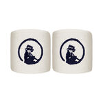 Ropa de tenis Quiet Please Quiet Please Short Cinta Para Sudor Pack De 2-Crema