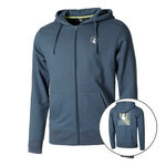 Ropa Quiet Please Quiet Please Linear Sudadera con cremallera Hombres - azul, 