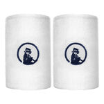 Ropa de tenis Quiet Please Quiet Please Long Cinta Para Sudor Pack De 2-Blanco,Azul Oscuro
