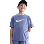 Ropa Nike Nike Dri-Fit Multi Camiseta De Manga Corta Niños-Azul-gris