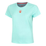 Ropa Quiet Please Quiet Please Wild Spin Camiseta De Manga Corta Mujeres-Turquesa,Rojo
