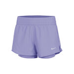 Ropa Nike Nike Dri-Fit One Mid Rise 2in1 3in Shorts Mujeres - lila, 