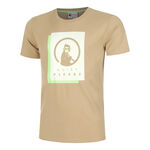 Ropa Quiet Please Quiet Please Wild Layer Camiseta De Manga Corta Hombres-Beige,Verde Neón