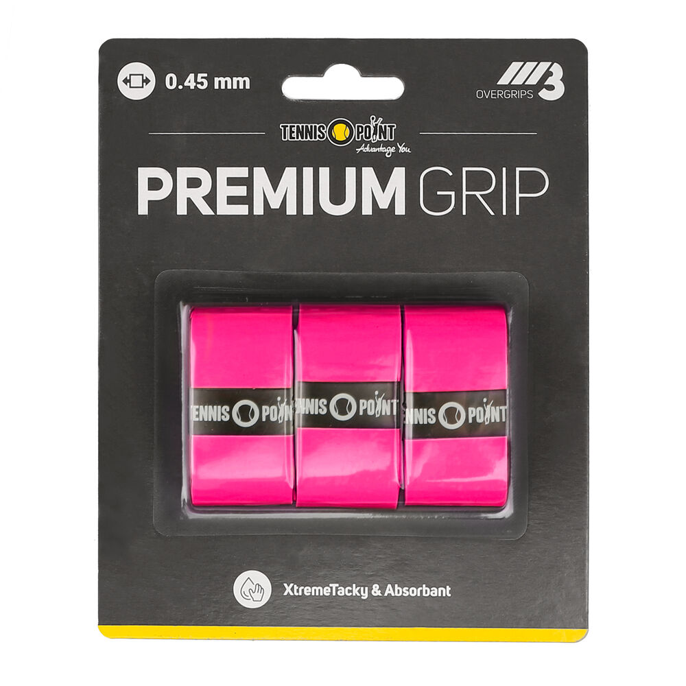 Premium Grip Pack De 3 - Rosa