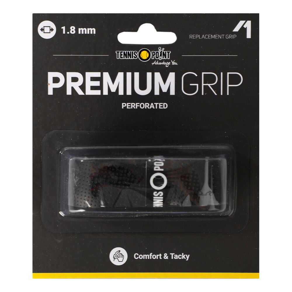 Premium Grip Perforated Pack De 1 - Negro