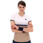 Ropa Lotto Lotto Tech V Camiseta De Manga Corta Mujeres-Beige