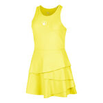 Ropa Quiet Please Quiet Please Flounce Vestido Mujeres - amarillo, blanco