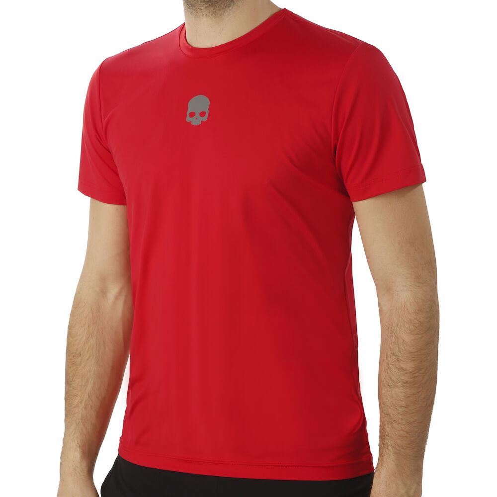 Tech Camiseta De Manga Corta Hombres - Rojo