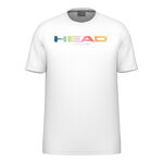 Ropa HEAD HEAD Rainbow Camiseta De Manga Corta Hombres-Blanco