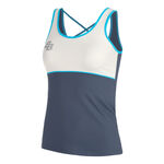 Ropa BB by Belen Berbel BB by Belen Berbel Net Camiseta De Tirantes Mujeres-Azul Oscuro,Blanco