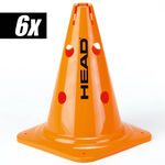 Equipo de entrenamiento HEAD HEAD Cono Pack De 6 Grande-Naranja
