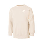 Ropa Nike Nike Club Fleece Oversized Crew Sudadera Chicas-Beige,Blanco
