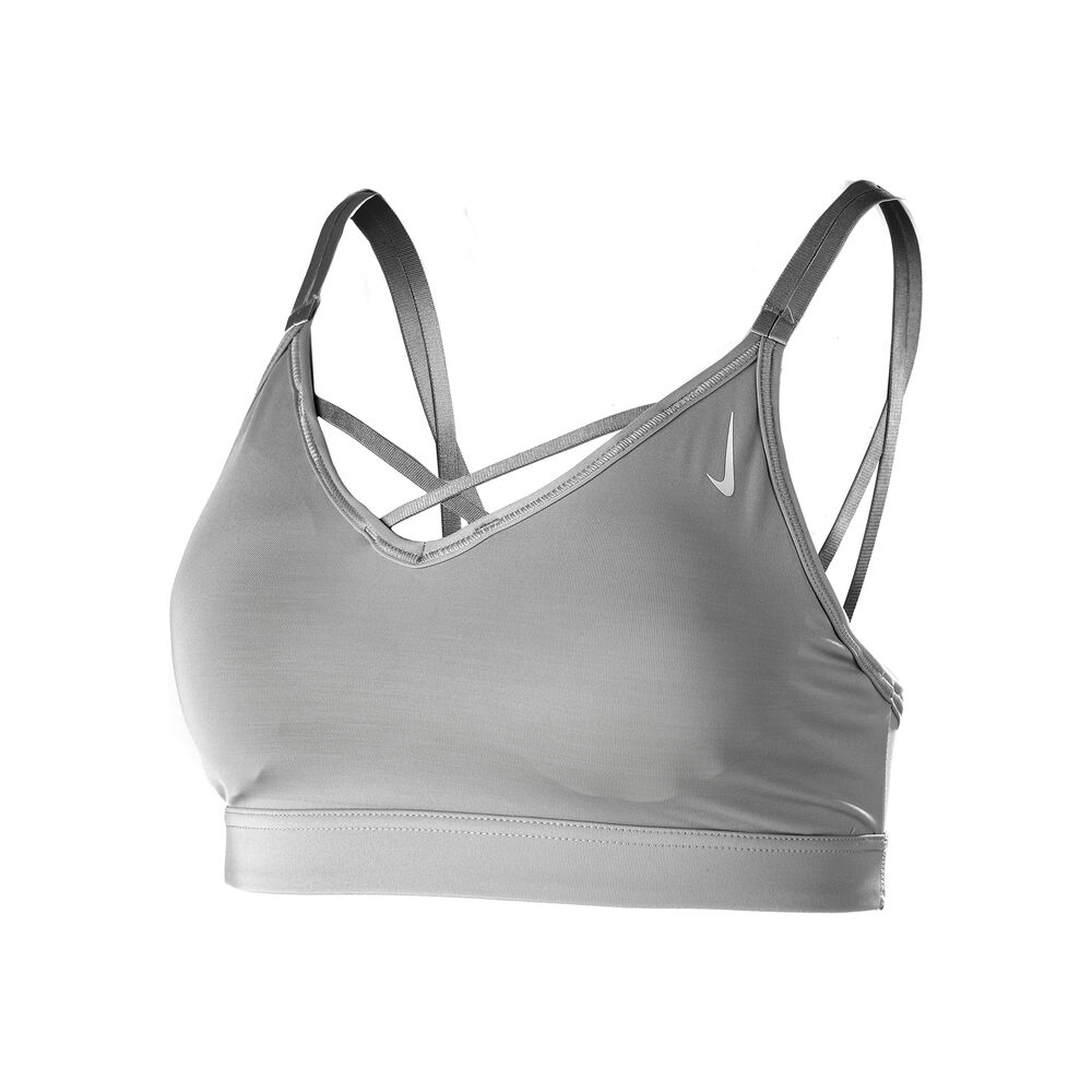 Dri-Fit Indy Light Support Strappy Sujetador Deportivo Mujeres - Gris