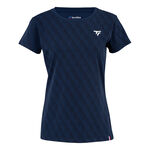 Ropa Tecnifibre Tecnifibre Graphic Camiseta De Manga Corta Mujeres-Azul Oscuro