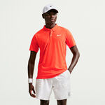 Ropa de tenis Nike Nike Court Dri-Fit Advantage Slam Polo Hombres-naranja